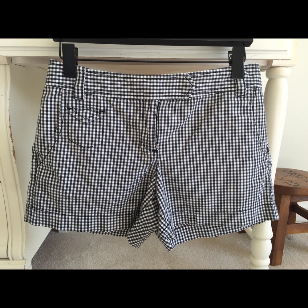 ANN TAYLOR LOFT GINGHAM SHORTS
